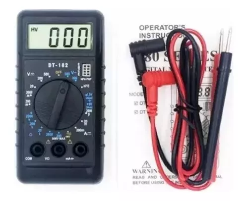 TESTER DT-182 DIGITAL MULTITESTER PORTATIL - 1