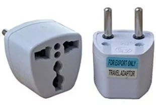 ADAPTADOR ENCHUFE AMERICANO EUROPEO A NACIONAL - 2