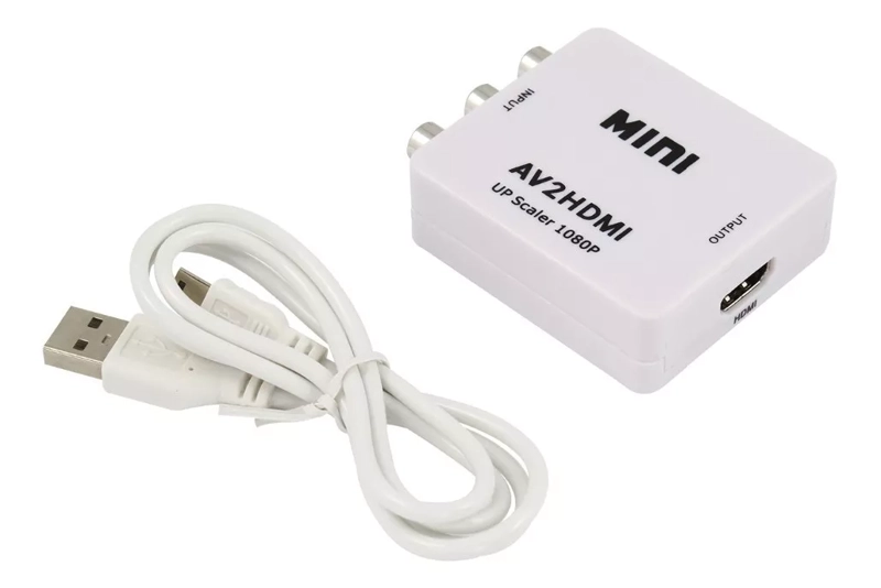 ADAPTADOR CONVERSOR AV RCA ANALOGO A HDMI DIGITAL - 1