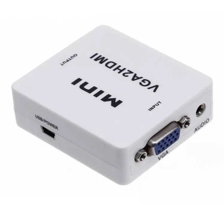 CONVERSOR ADAPTADOR VGA A HDMI 1080P FULL HD + AUDIO - 2