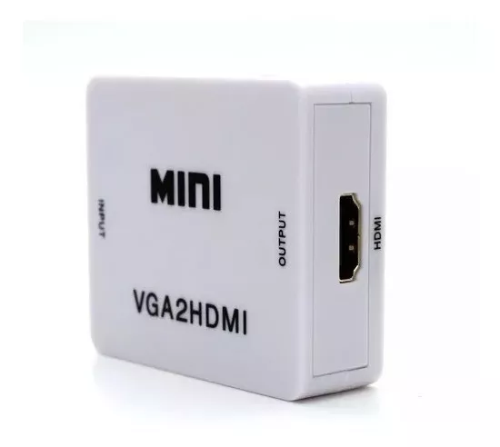 CONVERSOR ADAPTADOR VGA A HDMI 1080P FULL HD + AUDIO - 5