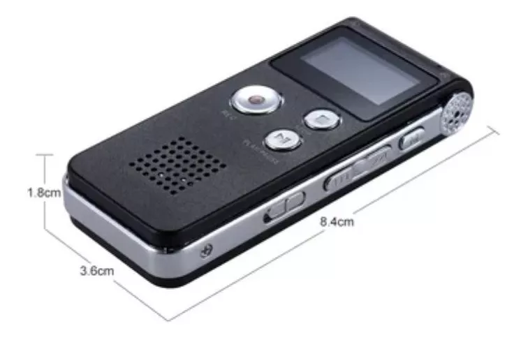 GRABADORA DIGITAL PROFESIONAL DE VOZ 8GB MP3 - 2