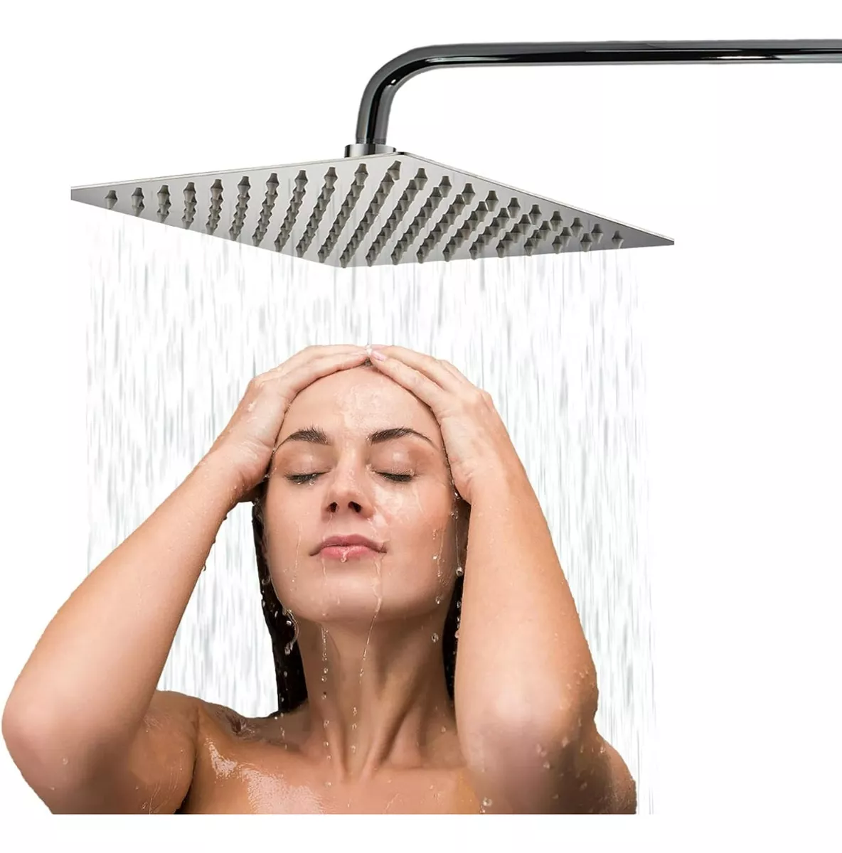 PLATO DUCHA CUADRADO ACERO INOXIDABLE 20 CMS - 4