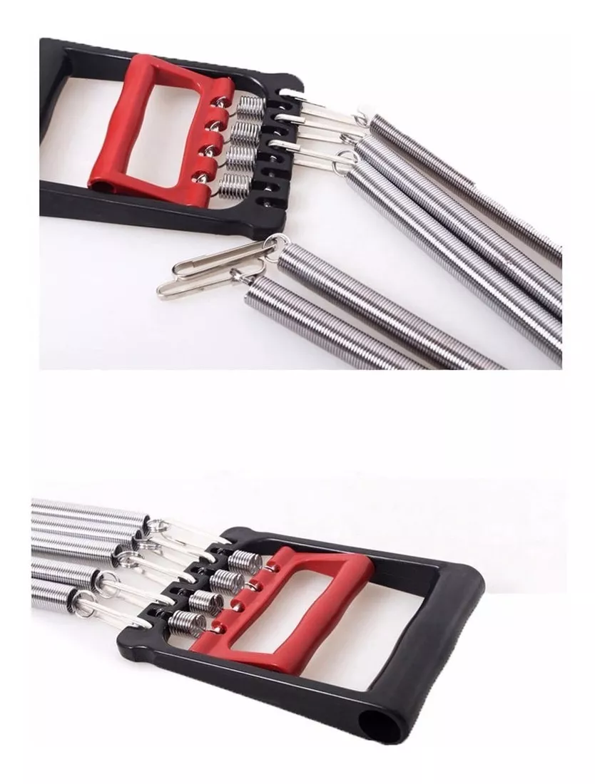 EXTENSOR CON MANIJAS PECHO BRAZOS 5 RESORTES FITNESS - 3
