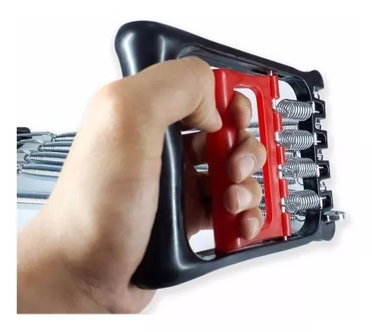 EXTENSOR CON MANIJAS PECHO BRAZOS 5 RESORTES FITNESS - 4