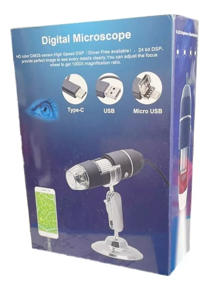 MICROSCOPIO DIGITAL USB 500X / 8 LED - 2