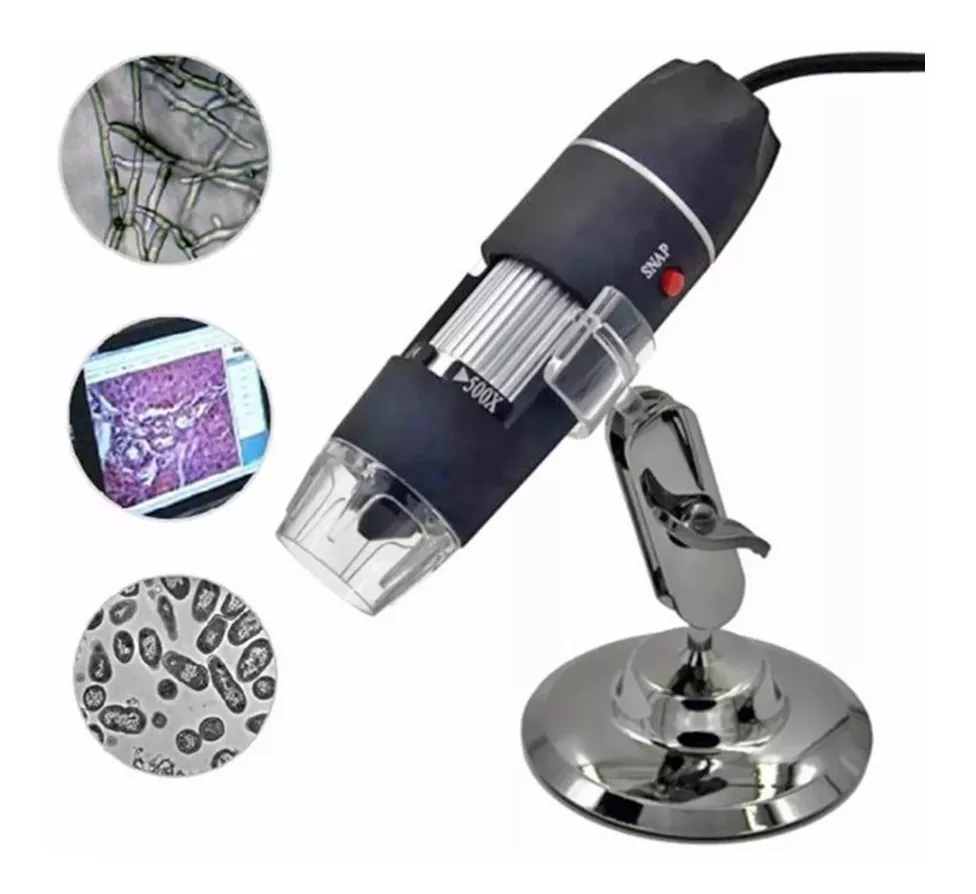 MICROSCOPIO DIGITAL USB 500X / 8 LED - 3