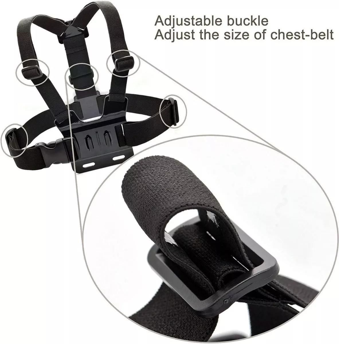 SOPORTE CELULAR AJUSTABLE KIT ARNES DE PECHO CORREA SELFIE - 2