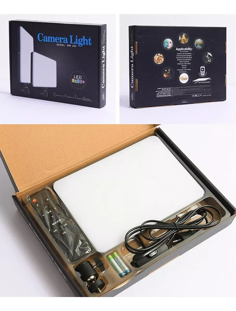 LÁMPARA FOTOGRÁFICA ILUMINACIÓN PARA CÁMARA FOTOGRÁFICA LED - 4