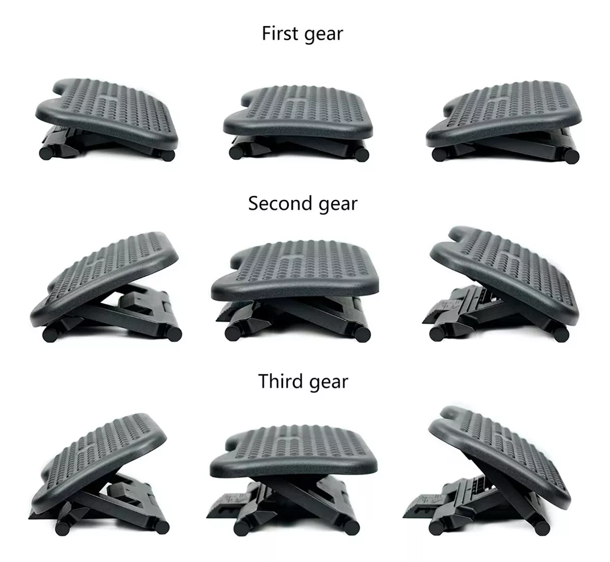 REPOSA APOYA PIES ERGONÓMICO 3 POSICIONES - 2
