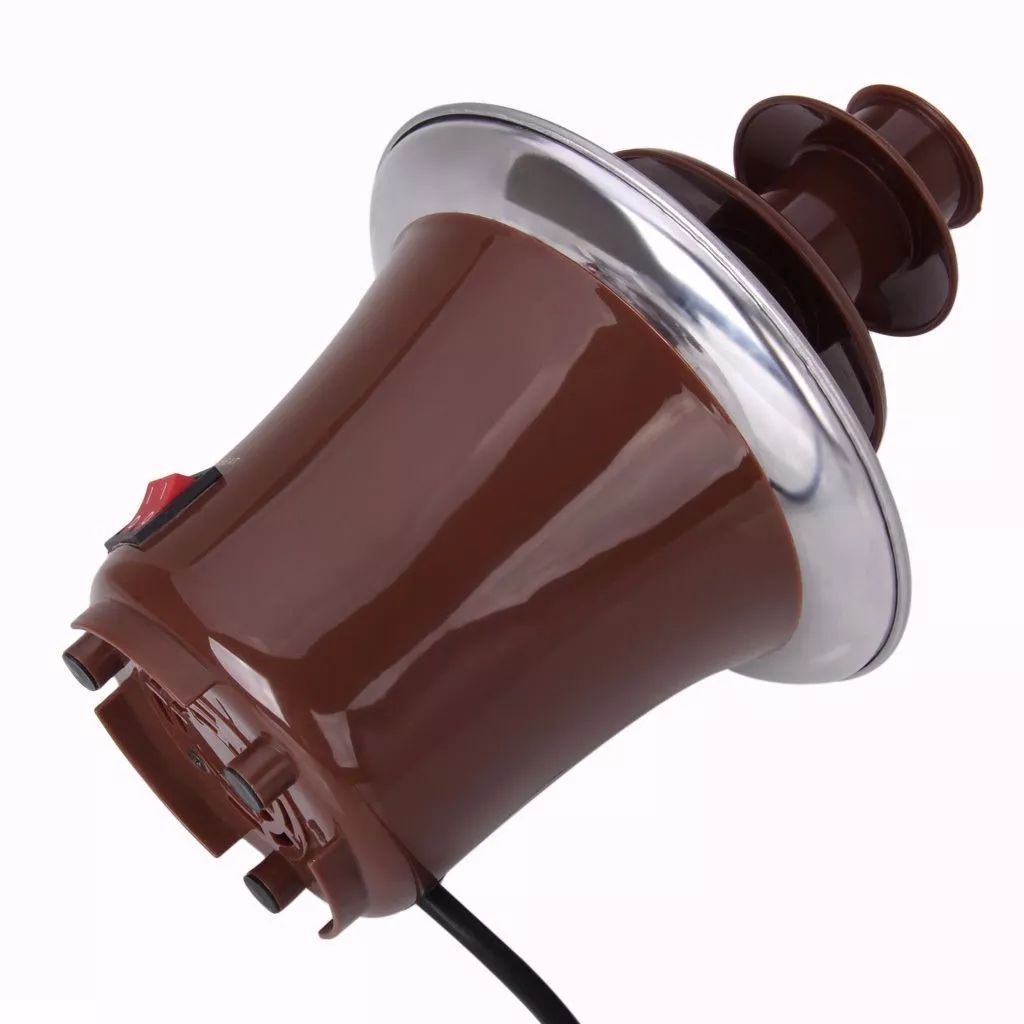 PACK X2 MINI CASCADA CHOCOLATE 3 PISOS, FUENTE, FONDUE, BODA - 4