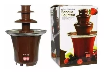 MINI CASCADA CHOCOLATE 3 PISOS FUENTE, FONDUE, BODA - 5