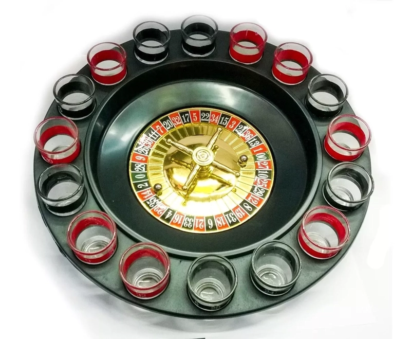 JUEGO X3 DE RULETA CASINO DE SHOTS CORTITOS ALCOHOL CHUPITOS - 2