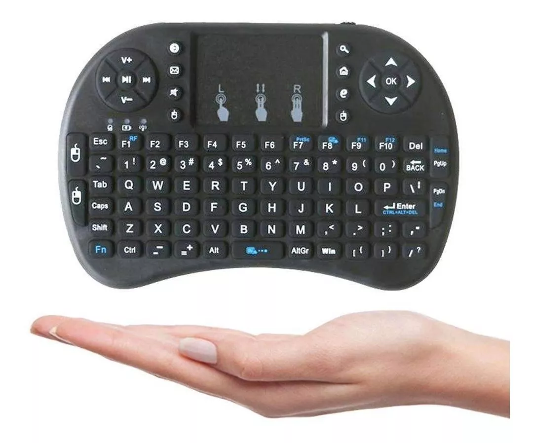 PACK X2 MINI TECLADO INALAMBRICO CON MOUSE TOUCHPAD - 4