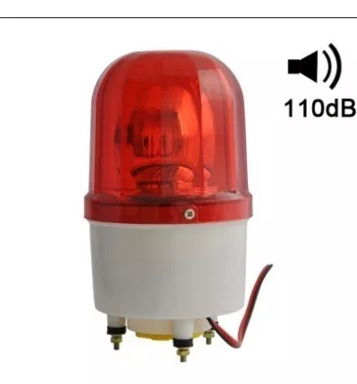 LAMPARA LED BALIZA GIRATORIA ADVERTENCIA EMERGENCIA 220V - 3