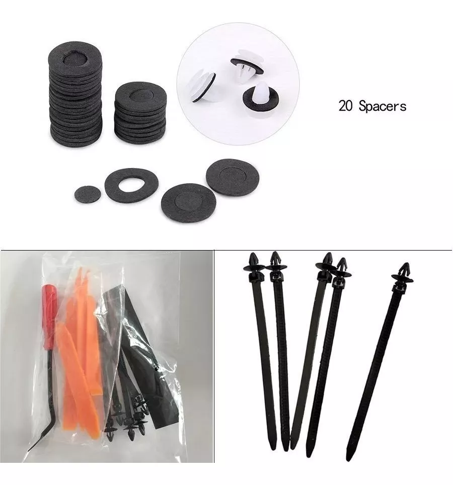SET 460 CLIPS BROCHES PUERTA PARACHOQUE AUTO TAPABARRO RETEN - 4