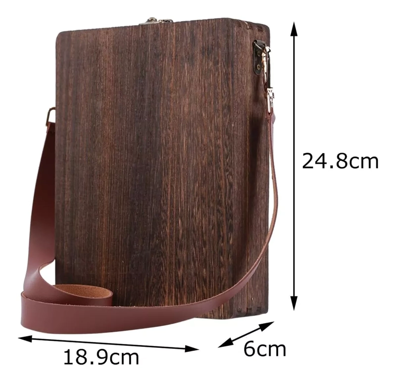 BOLSA DE ALMACENAMIENTO DE MADERA MULTIFUNCION RETRO - 5