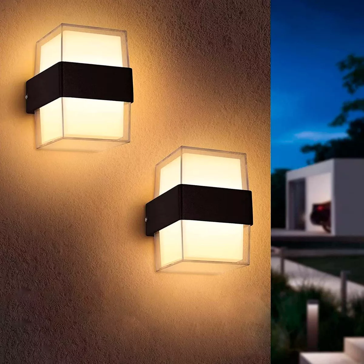 APLIQUE MURO LED LUZ CALIDA DECORACION HOGAR - 2