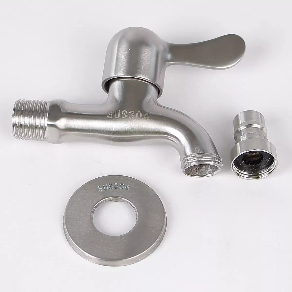GRIFO DE ACERO INOXIDABLE LLAVE DE PASO 1/2 - 3
