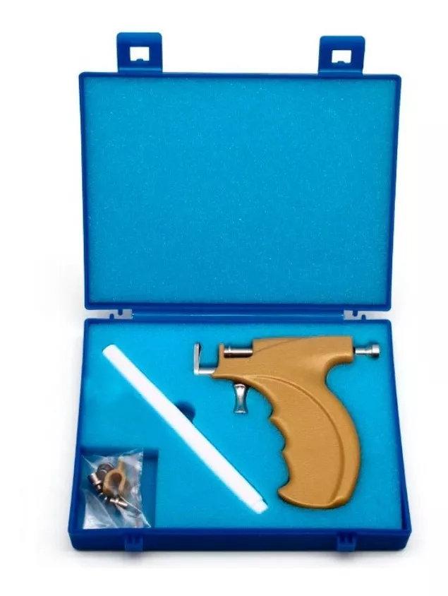 PISTOLA INOXIDABLE PERFORADORA OREJA AROS - 1