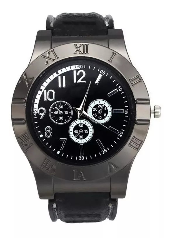 RELOJ DE PULSERA HOMBRE CON ENCENDEDOR RECARGABLE - 1