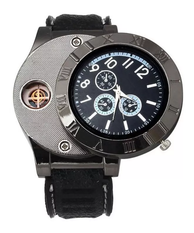 RELOJ DE PULSERA HOMBRE CON ENCENDEDOR RECARGABLE - 5