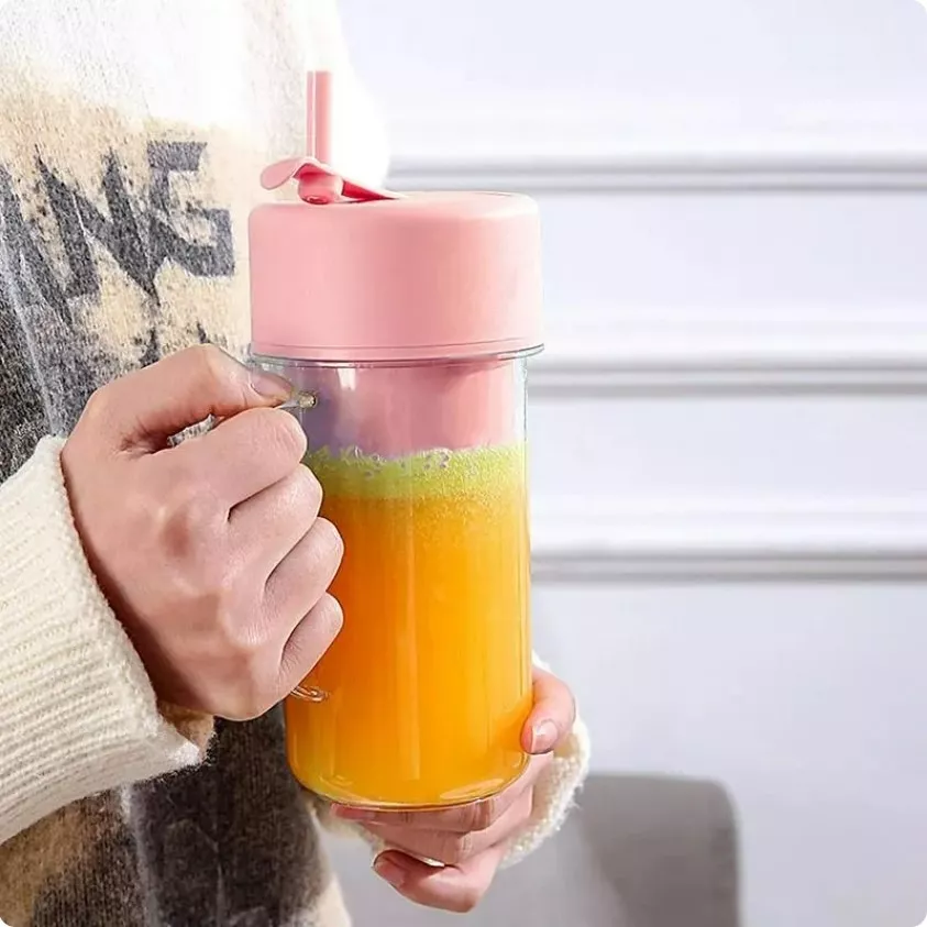 VASO LICUADORA JUGUERA PORTÁTIL MINI RECARGABLE 420 ML - 3