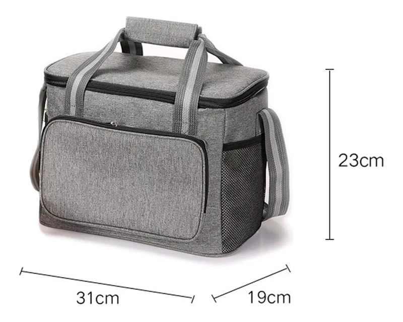 LONCHERA BOLSA TE RMICA DE ALMUERZO PORTATIL GRAN CAPACIDAD - 3