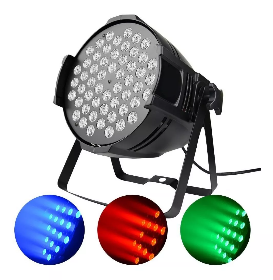 FOCO LED PAR 54X3W LED RGBW FIESTA DISCO - 5