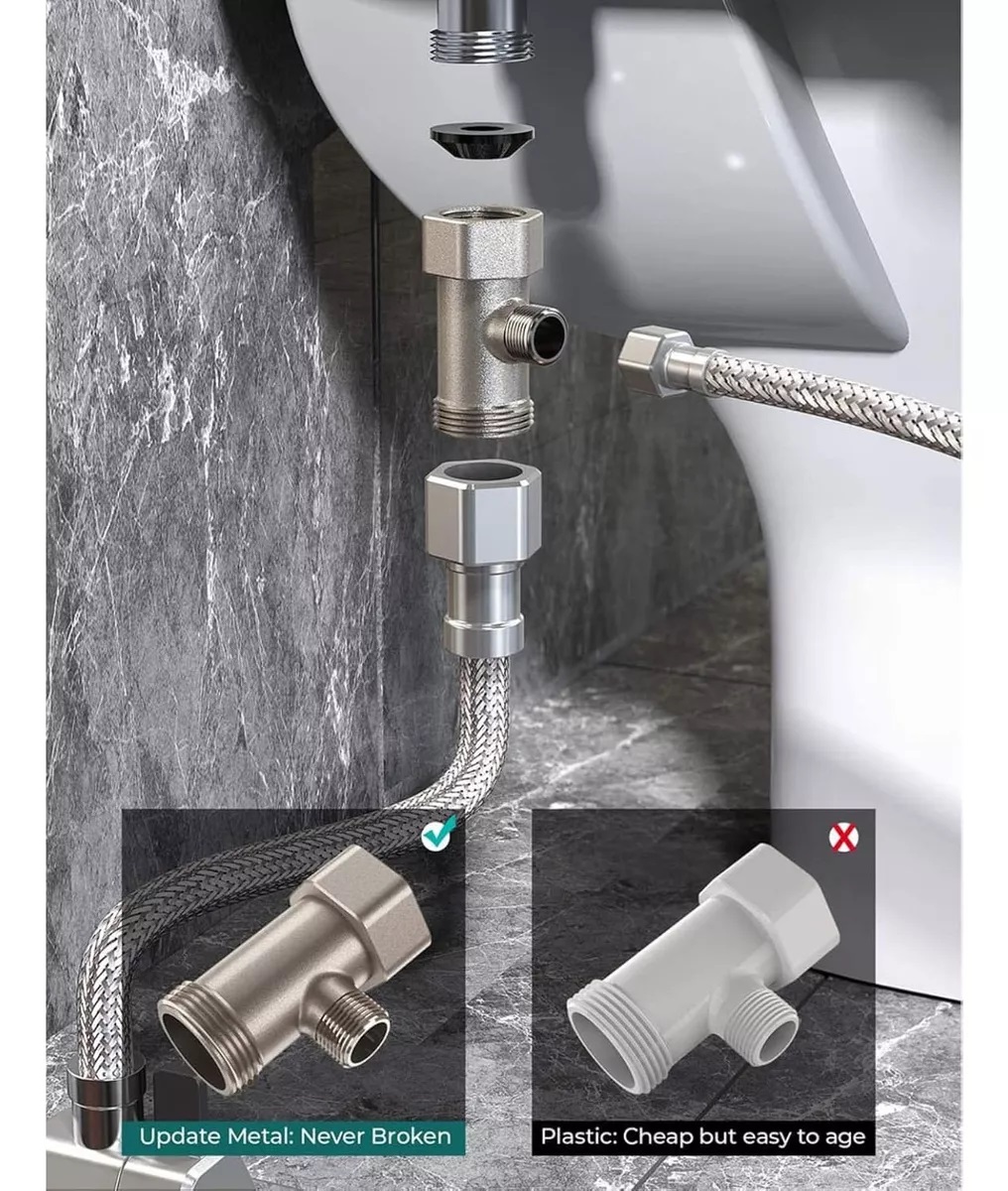 BIDET WC INODORO AJUSTABLE UNIVERSAL FÁCIL INSTALACIÓN - 8