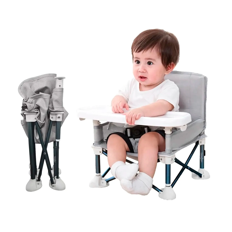 SILLA COMEDOR PORTATIL SILLA BEBES NIÑOS ASIENTO PLEGABLE - 2