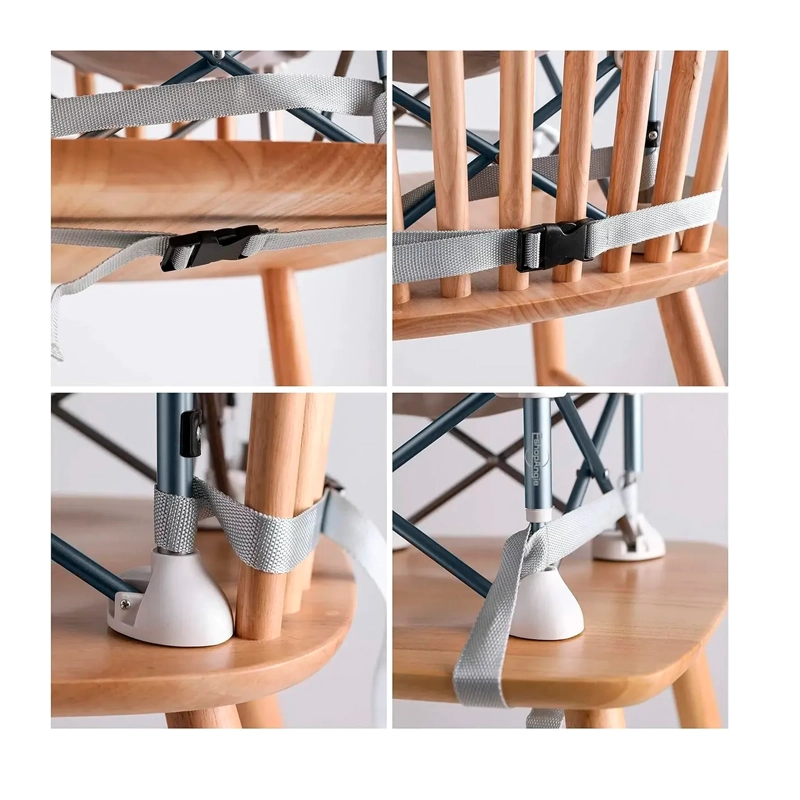 SILLA COMEDOR PORTATIL SILLA BEBES NIÑOS ASIENTO PLEGABLE - 6