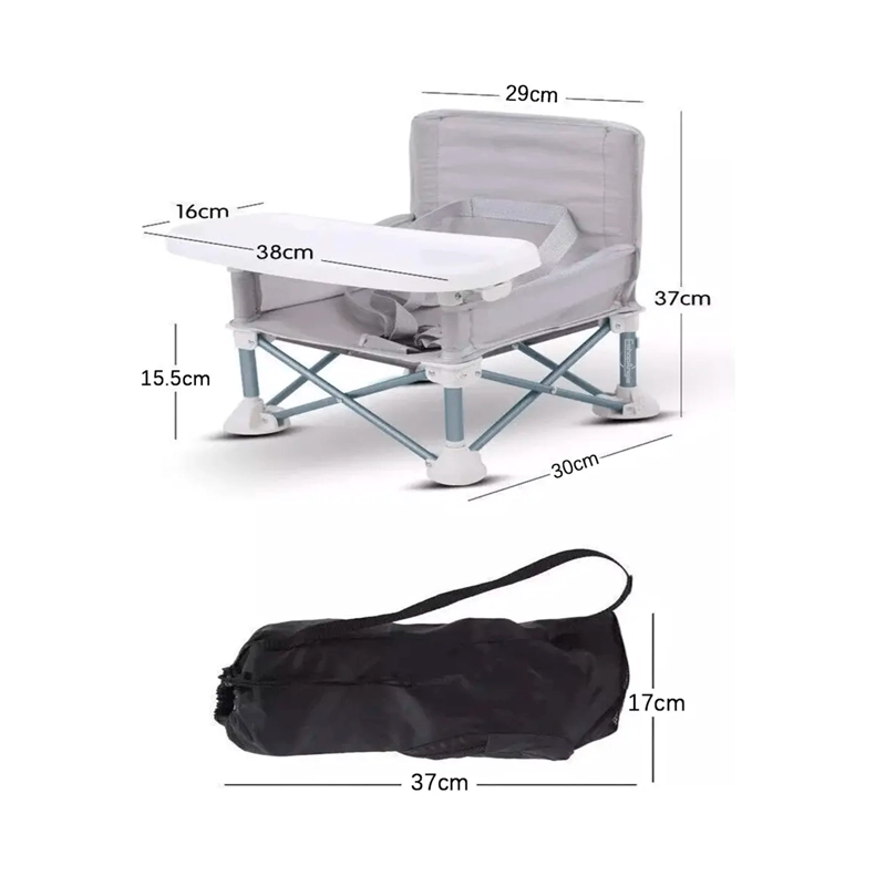 SILLA COMEDOR PORTATIL SILLA BEBES NIÑOS ASIENTO PLEGABLE - 7
