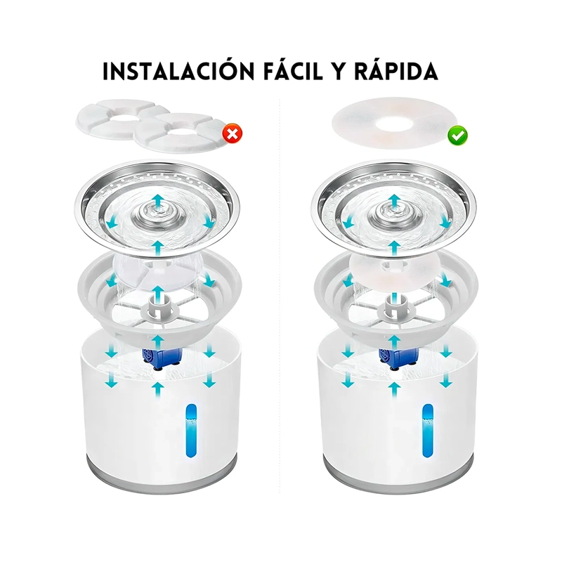 FILTROS BEBEDERO FILTRO ELE CTRICO CARBON ACTIVADO PACK 12 - 8