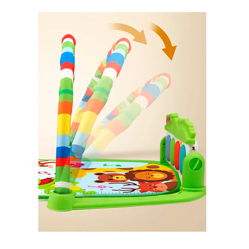 ALFOMBRA MUSICAL CON PIANO SET ESTIMULACION PARA BEBE - 6
