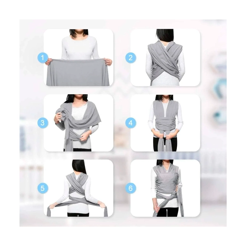 FULARES PORTABEBE S ERGONOMICOS DESDE RECIE N NACIDOS A 18 KG - 4