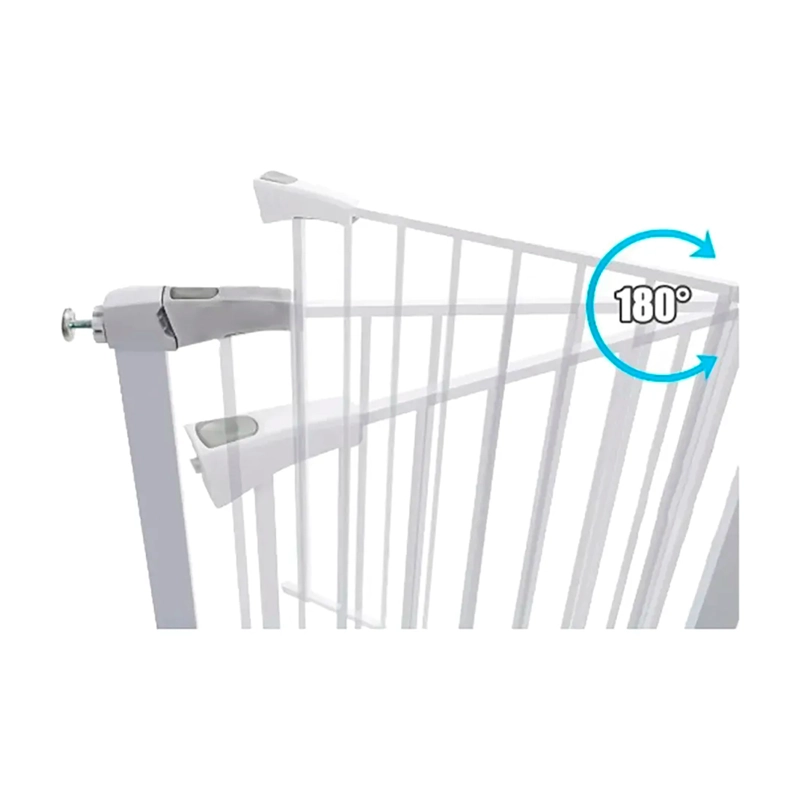 REJA SEGURIDAD ESCALERA PUERTA AJUSTABLE PARA BEBE MASCOTAS - 3