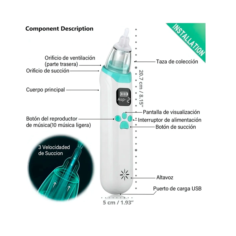 ASPIRADOR NASAL BEBE ASPIRADOR NASAL BEBESASPIRADOR NASAL - 4