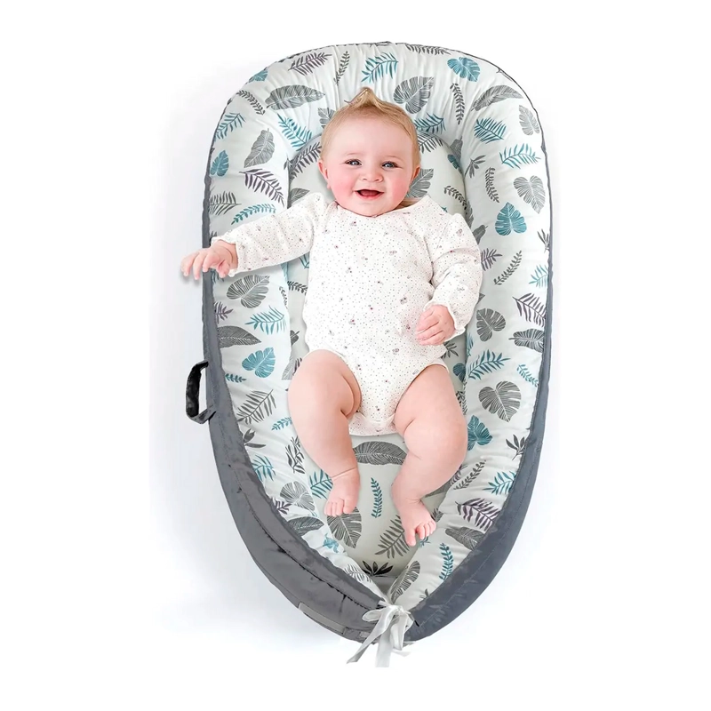 CAMA COJIN NIDO COLECHO DE ALGODON PARA BEBE 93X53CM - 1