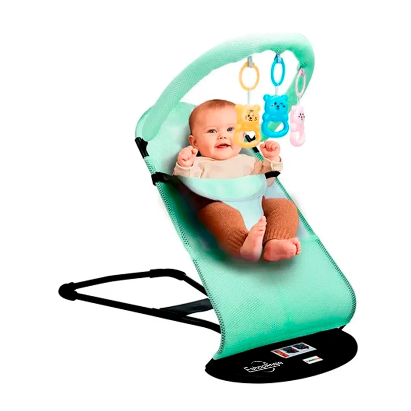 SILLA MECEDORA BEBE COLUMPIO INFANTIL PORTATIL AJUSTABLE - 1