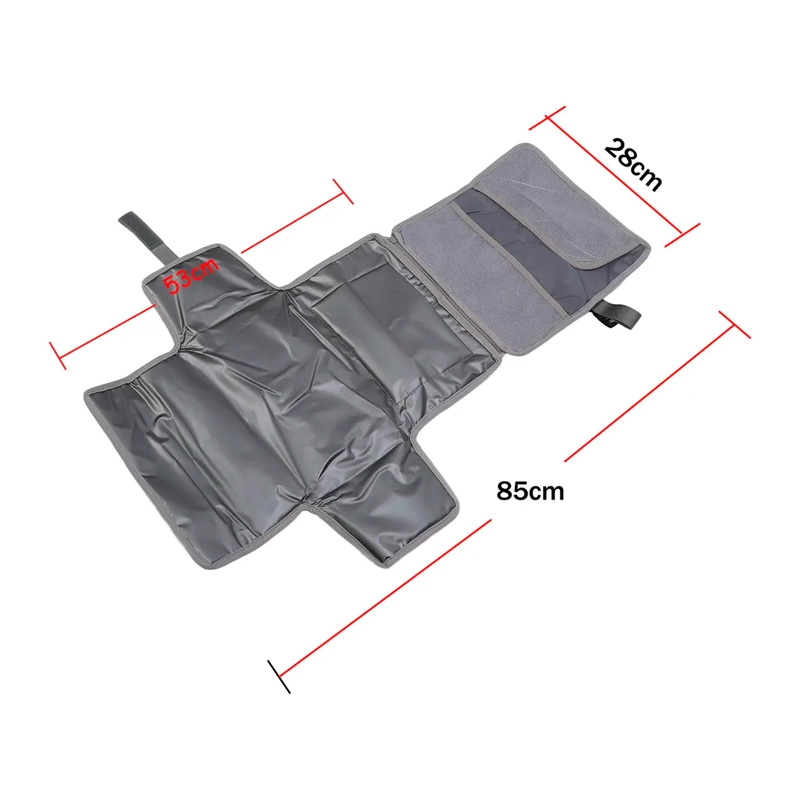 CAMBIADOR PAÑALES PORTATIL IMPERMEABLE BEBE  MUDADOR PLEGABLE - 6