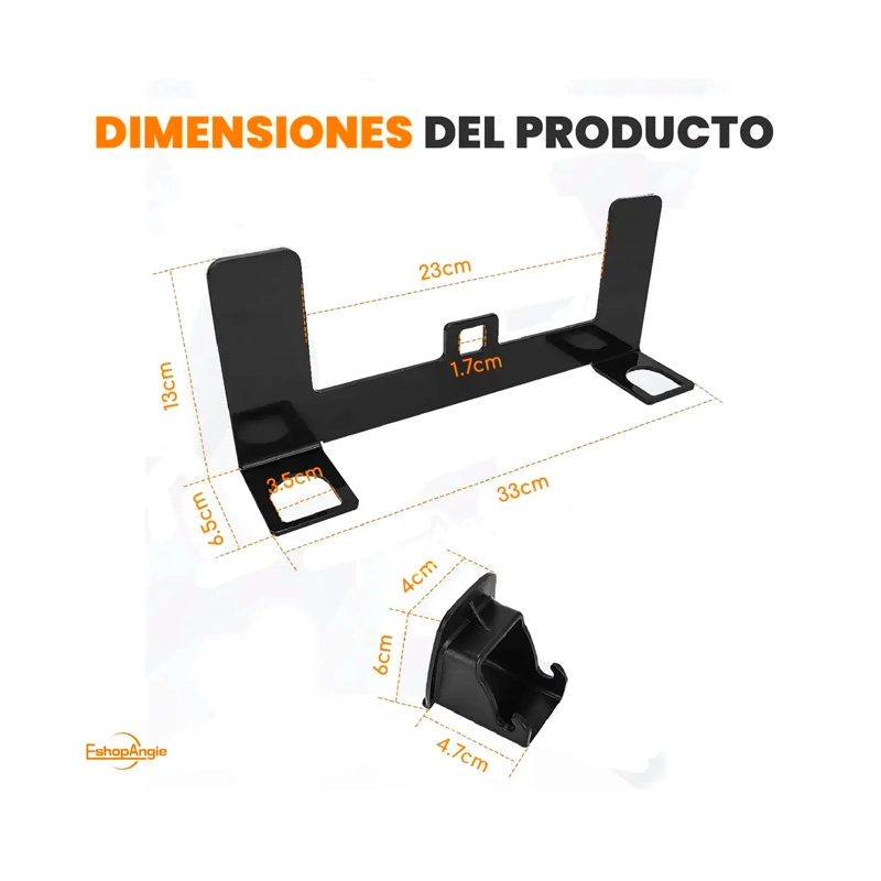 ADAPTADOR ANCLAJE SISTEMA ISOFIX SILLA DE AUTO + 2 GUIAS - 5