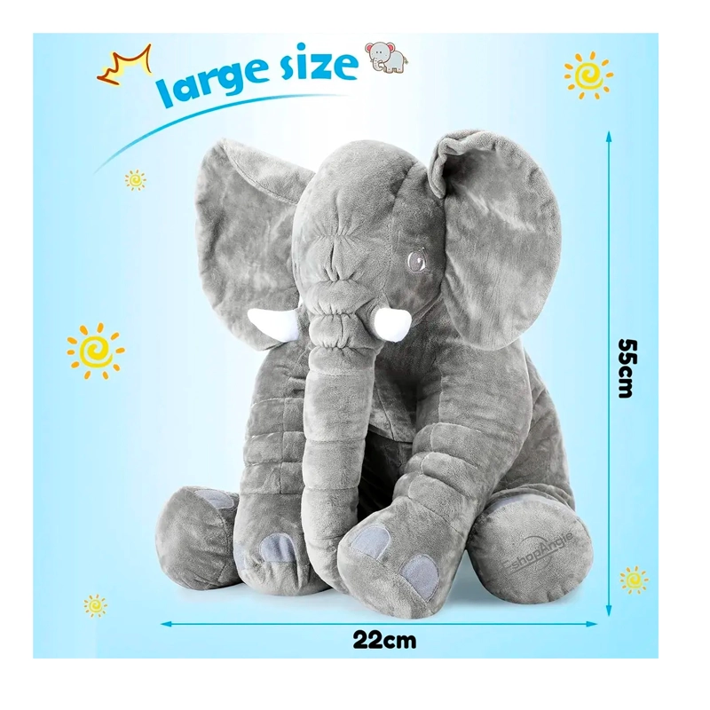 ALMOHADA ELEFANTE DE SOPORTE PARA BEBE S 0 A 3 AÑOS - 6