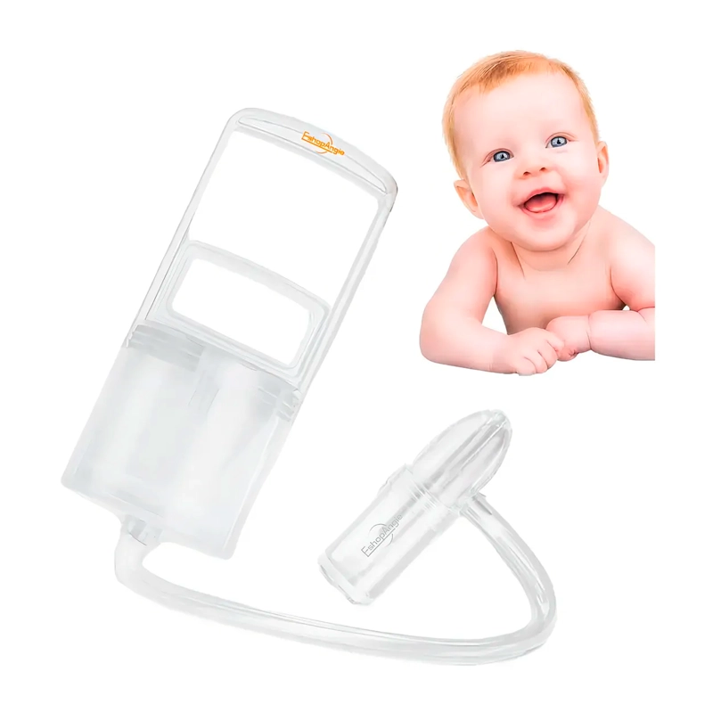 ASPIRADOR NASAL PARA BEBES NIÑOS SACA MOCOS CON DEPOSITO - 1