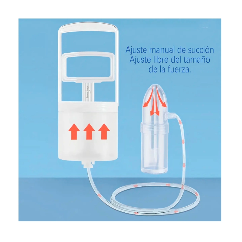 ASPIRADOR NASAL PARA BEBES NIÑOS SACA MOCOS CON DEPOSITO - 4