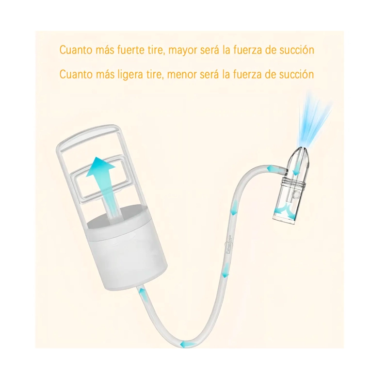ASPIRADOR NASAL PARA BEBES NIÑOS SACA MOCOS CON DEPOSITO - 6