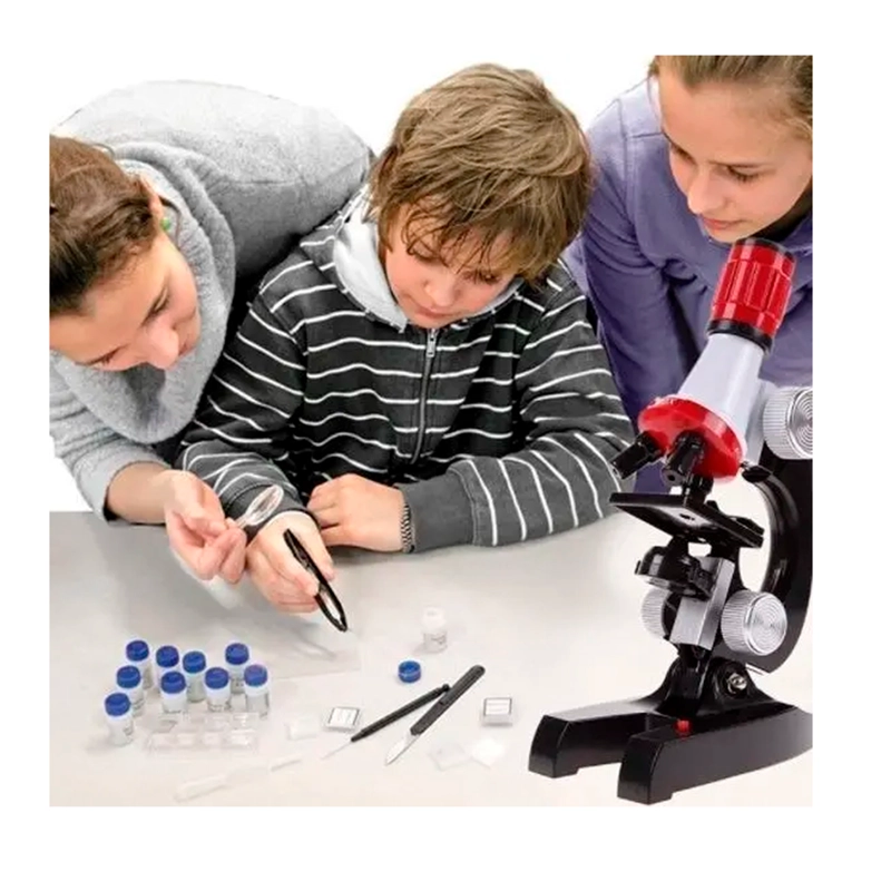 KIT DE CIENCIA PARA NIÑOS MICROSCOPIO JUGUETE EDUCATIVO - 4