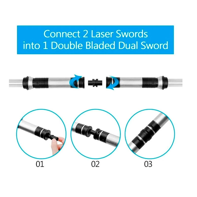 JUGUETES STAR WARS ESPADA LASER JEDI CON LUZ RGB - 2