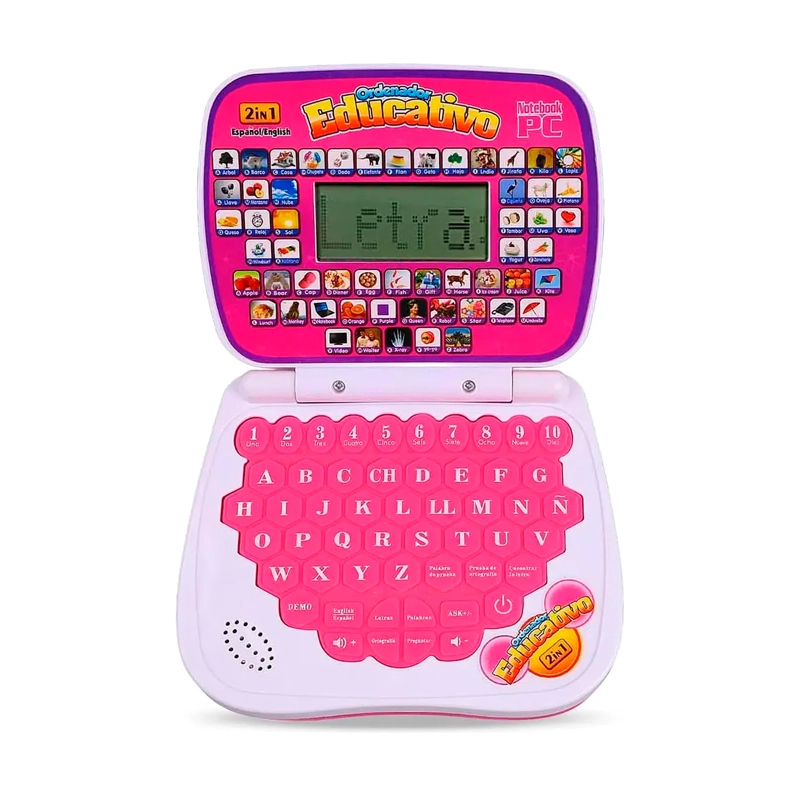 LAPTOP DE JUGUETE DIDACTICA EDUCATIVA CON PANTALLA - 1