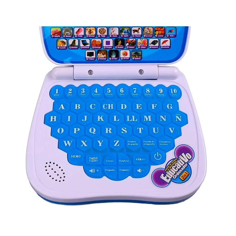 LAPTOP DE JUGUETE DIDACTICA EDUCATIVA CON PANTALLA - 2